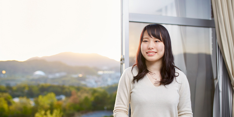 国際学部 国際学科 4年 小川 美由紀さん
