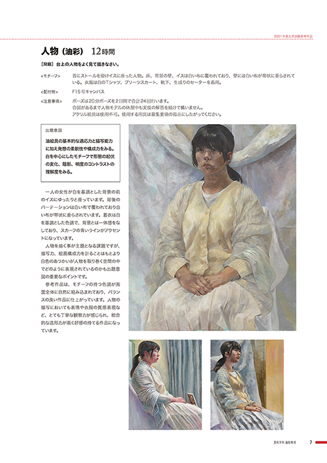 芸術学部入学試験参考作品集 入学案内 広島市立大学