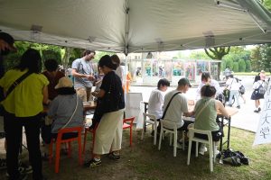 6/21（土）折り鶴イベントの様子