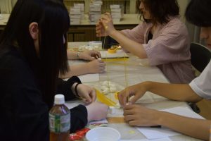 パスタとマシュマロ_ワークショップの様子2