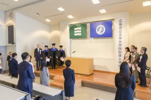2025年度広島市立大学大学院秋季入学式写真