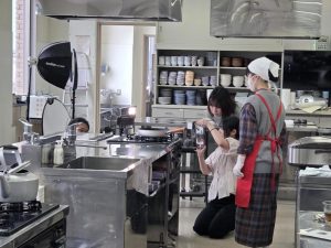 エコクッキングレシピ動画撮影会の様子