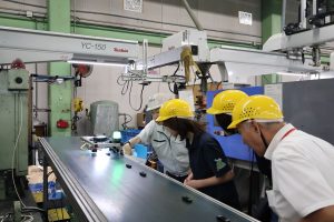 三協プラスチック工業株式会社見学の様子