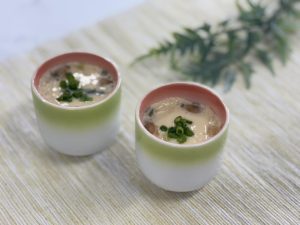 味噌汁リメイクで茶碗蒸し