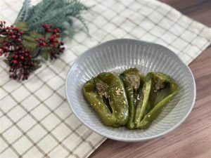まるごとピーマンのお浸し
