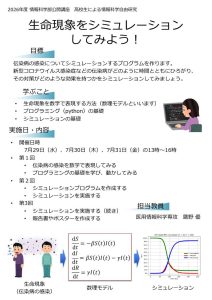 高校生による情報科学自由研究シラバス