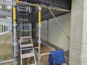 作業開始日の様子